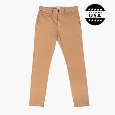 Thursday Boots Axe Slim Fit Chinos Men's Shirts & Pants Brown | AU3291067