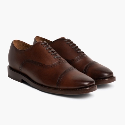 Thursday Boots Broadway Men's Dress Shoes Coffee | AU4589701