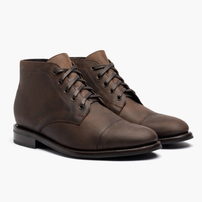 Thursday Boots Cadet Men's Chukka Boots Brown | AU4538619