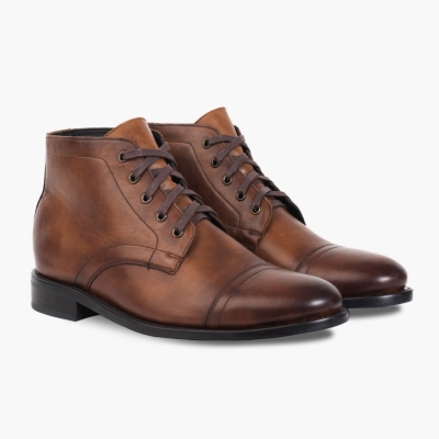 Thursday Boots Cadet Men's Chukka Boots Brown | AU9130685