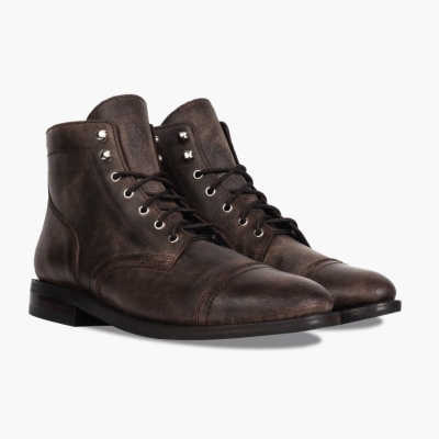 men captain boots