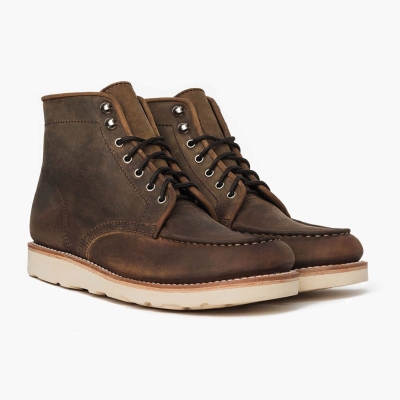 Thursday Boots Diplomat Men's Chukka Boots Brown | AU8506237