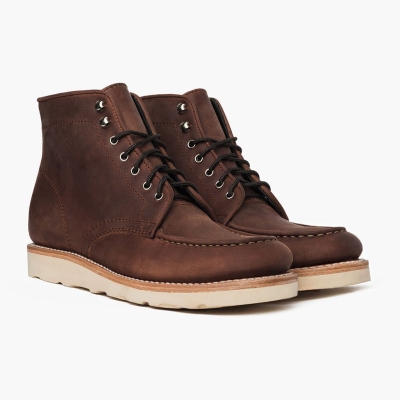 Thursday Boots Diplomat Men's Lace-Up Boots Brown | AU1729356