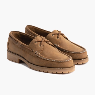 Thursday Boots Handsewn Men's Loafers & Boat Shoes Brown | AU3169287