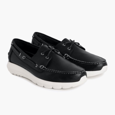 Thursday Boots Handsewn Runner Men's Loafers & Boat Shoes Black | AU5172860