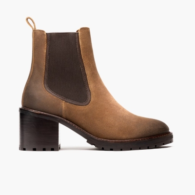 Thursday Boots Knockout Women's Chelsea Boots Brown | AU1427850