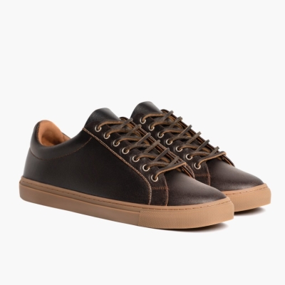 Thursday Boots Premier Men's Low Top Sneakers Brown | AU5607428