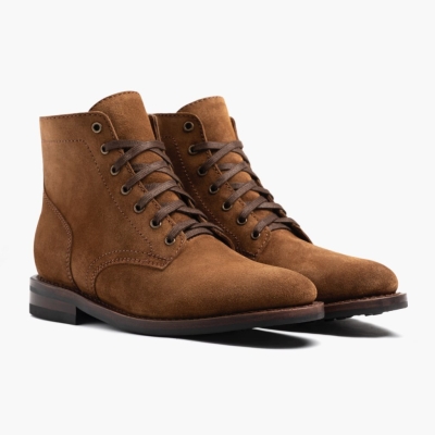 Thursday Boots President Men's Lace-Up Boots Brown | AU1478956