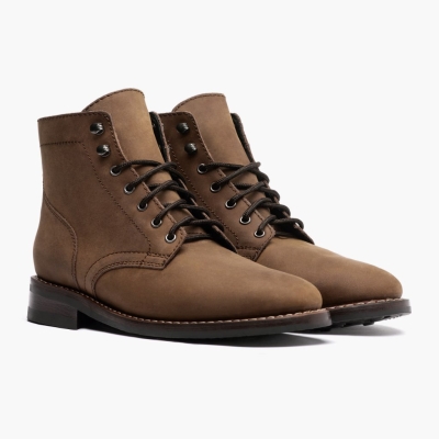 Thursday Boots President Men's Lace-Up Boots Brown | AU6891370