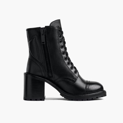 Thursday Boots Rebel Women's Lace-Up Boots Black | AU4913672