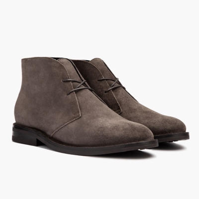 Thursday Boots Scout Men's Chukka Boots Grey | AU8250649