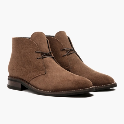 Thursday Boots Scout Men's Chukka Boots Brown | AU8460217