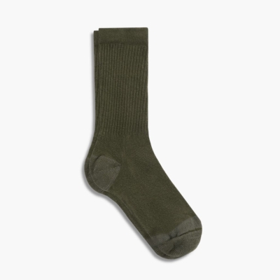 Thursday Boots Sodello Classic Crew Men's Socks Olive | AU1435906