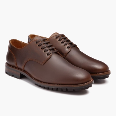 Thursday Boots Statesman - Lug Sole Men's Dress Shoes Brown | AU1034987