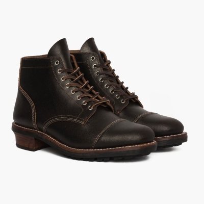 Thursday Boots Vanguard Men's Lace-Up Boots Brown | AU3685029